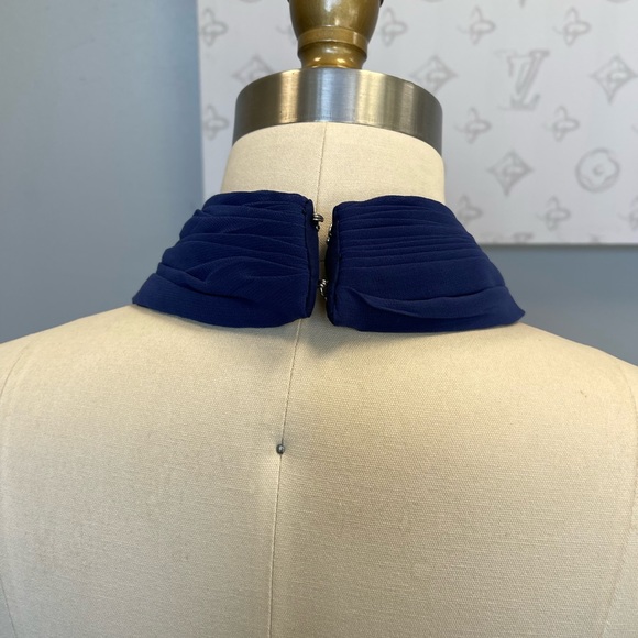 ame and Partners Blue Gown- size 8 - Picture 9 of 9